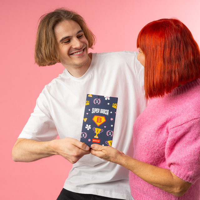 Zestaw Skarpetki Laurka Super Babcia + Brelok