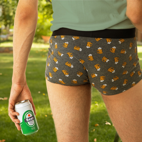 Men's canned beer boxers and men's canned socks SOXO | funny gift for a man