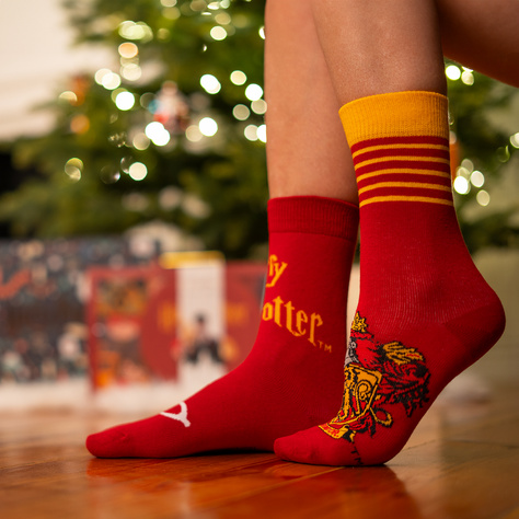 Advent calendar Harry Potter | gift idea for her | Saint nicholas' day | Set of 6x SOXO Women's socks