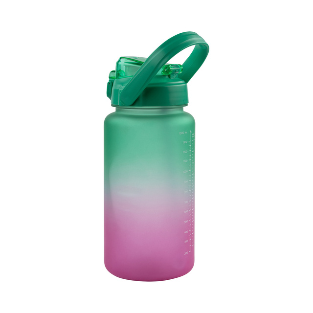 Butelka na Wodę Zielono-Różowa 1500 ml
