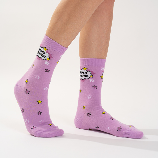 Women's socks SOXO laurel Super Mama