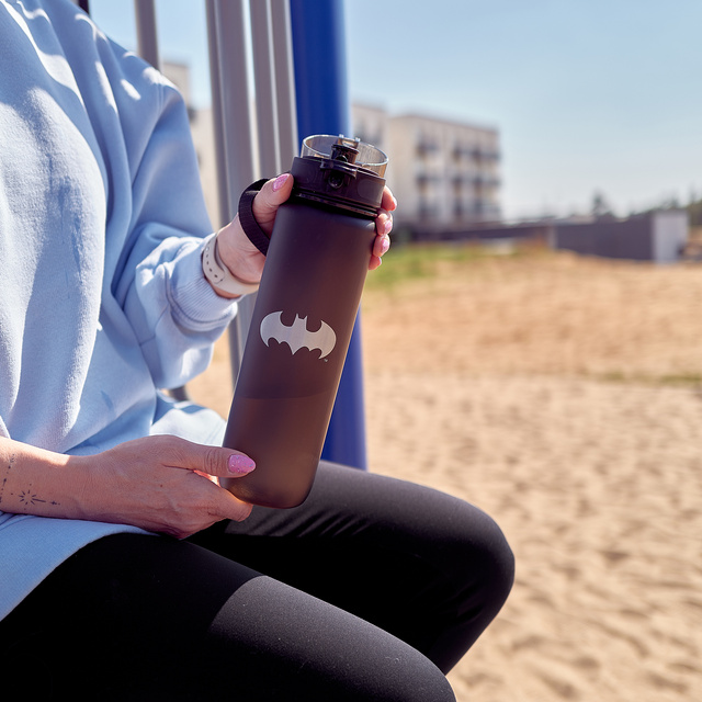 Water bottle 1L black | durable and practical | Batman