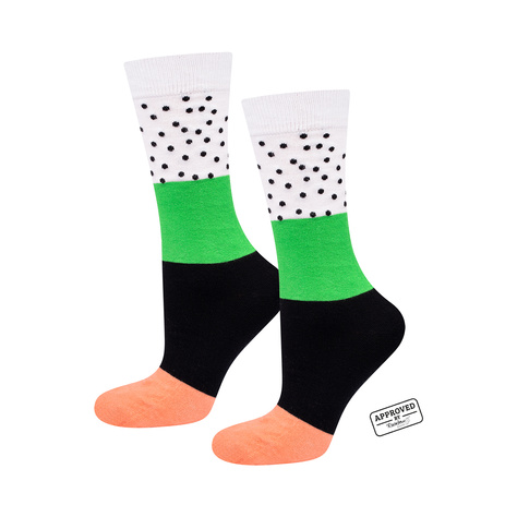 Set 2x Colorful SOXO women's men's socks Sushi in a box 