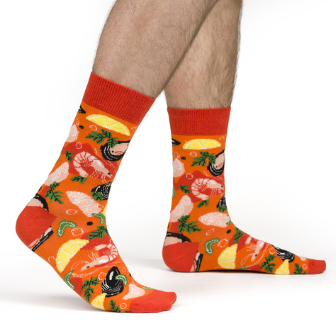 Men's Socks | Women's SOXO GOOD STUFF fish soup in a can | colorful | as a gift for Him | for Her Unisex