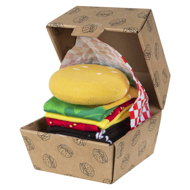 Women's socks SOXO GOOD STUFF hamburger
