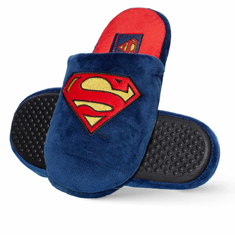 Comics men's slippers SOXO SUPERMAN DC with a hard TPR sole