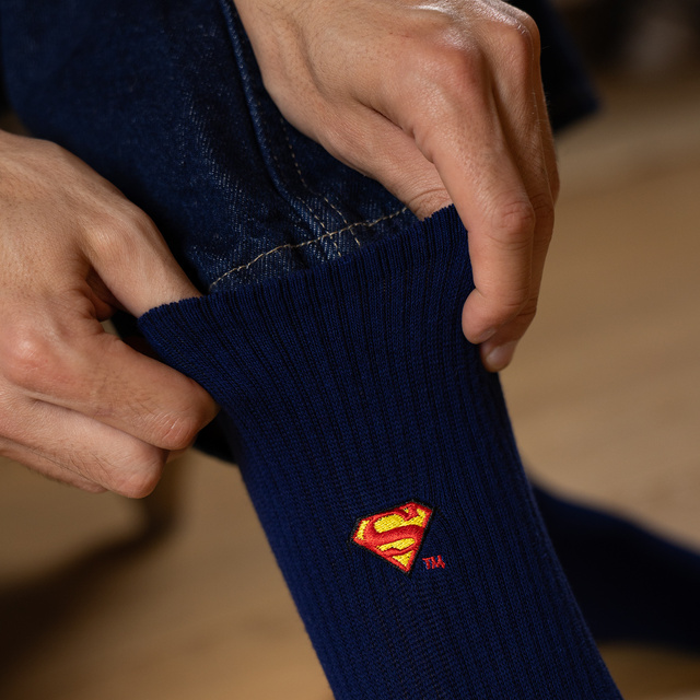 Set Superman Socks + Mug + Keychain