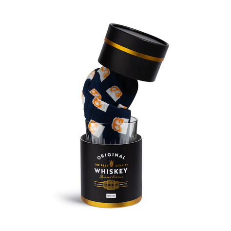 Men's socks SOXO Whiskey in a glass