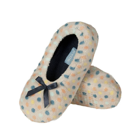 Women's ballerinas SOXO slippers with patterns with a soft sole