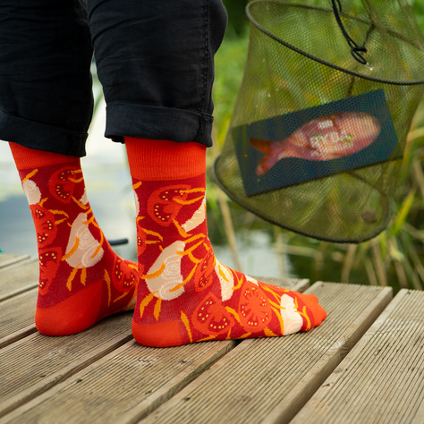 SOXO men's women's fish greek socks