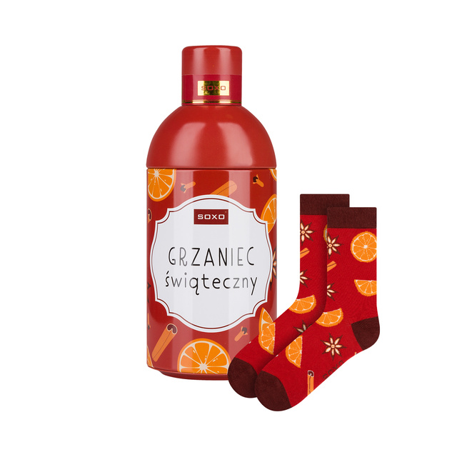 Mulled Wine Socks in a Bottle