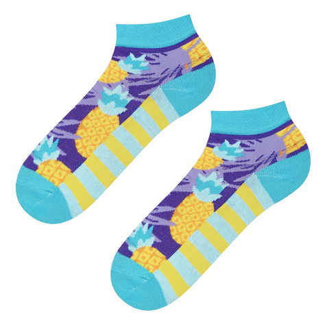 Colorful women's socks SOXO pineapple