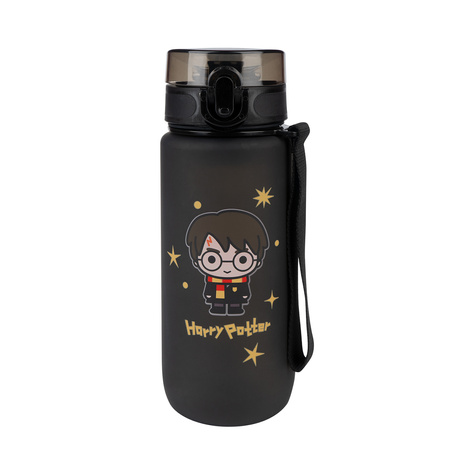 Water bottle 0.6L black | durable and practical | Harry Potter