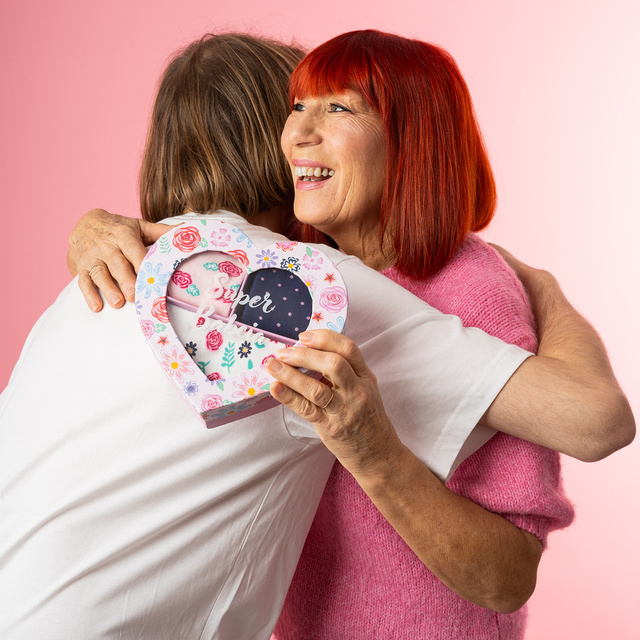 Set of 3x women's socks in a color pack and 3x men's socks in a pack | gift for Grandma and Grandpa