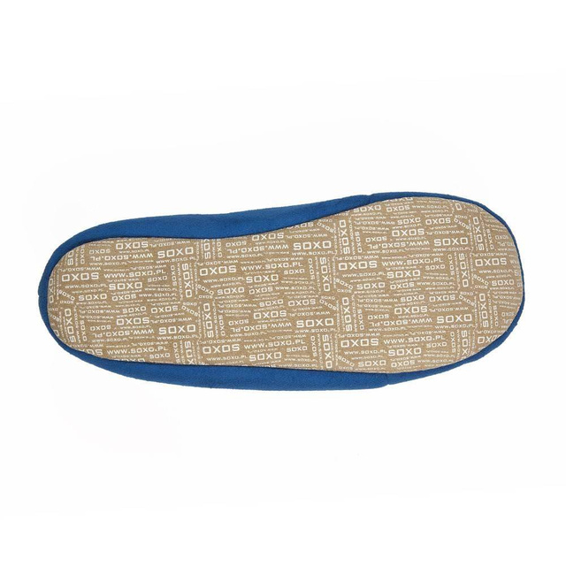 Women's blue SOXO ballerina slippers with a soft sole