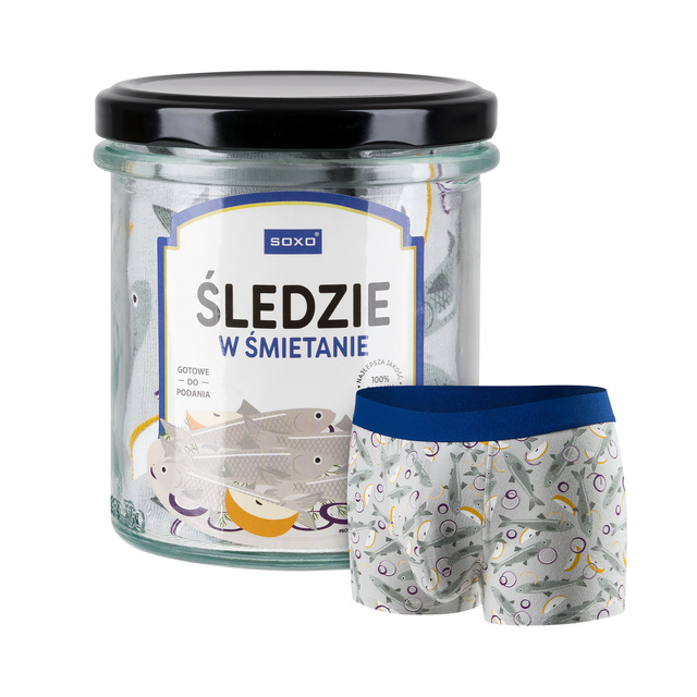 Herring Men's Boxer Shorts in a Jar