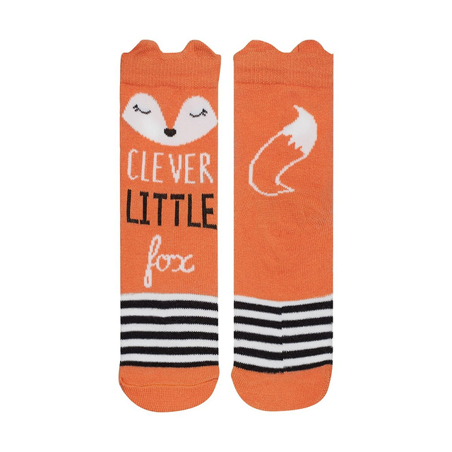 A set of SOXO socks for mother and child cotton fox