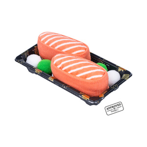 Colorful women's men's SOXO socks Sushi in a box