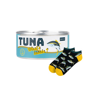 Tuna Ankle Socks in a Can