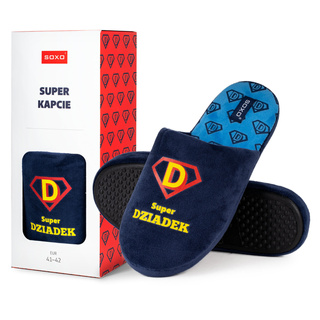 Super Grandpa Men's Slippers