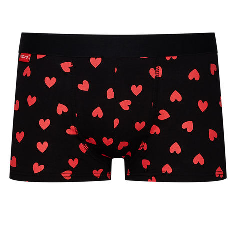 Men's Colorful Socks SOXO and Men's Boxers with Hearts