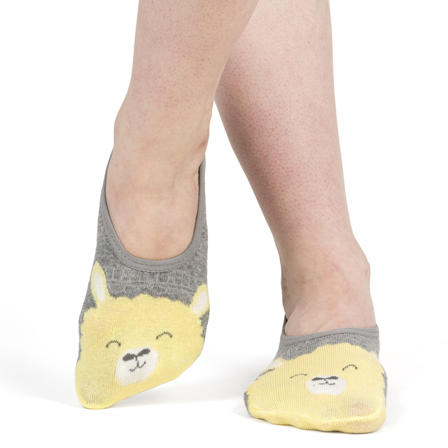 Set of 5x Colorful SOXO women's socks with silicone funny gift