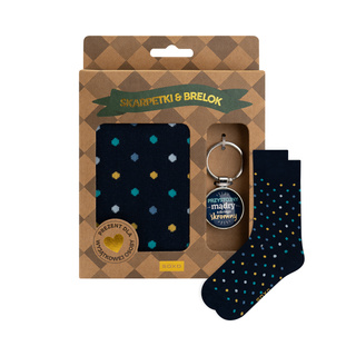 Drama Queen Socks + Keychain Set