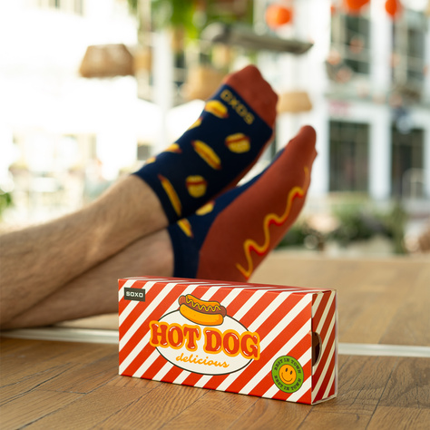 SOXO Hot Dog men's socks