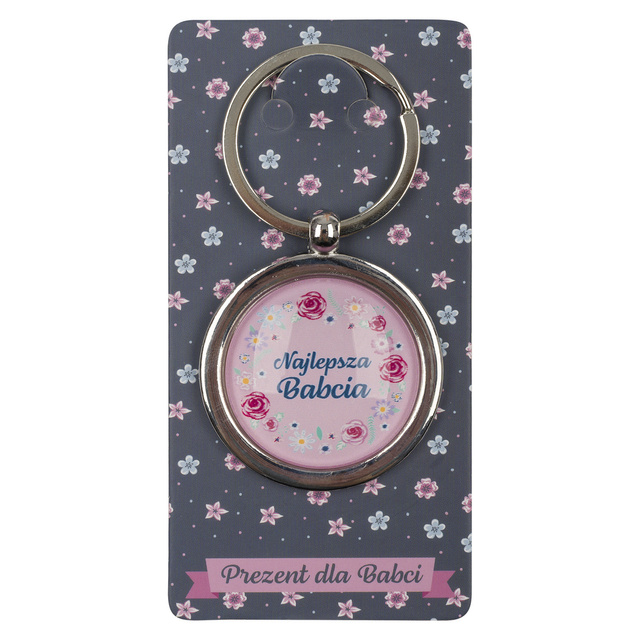 Brelok SOXO do kluczy Najlepsza Babcia | pomysł na wesoły upominek