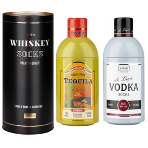 Zestaw 5x Skarpetki męskie kolorowe SOXO GOOD STUFF Whiskey Tequila Wódka na prezent