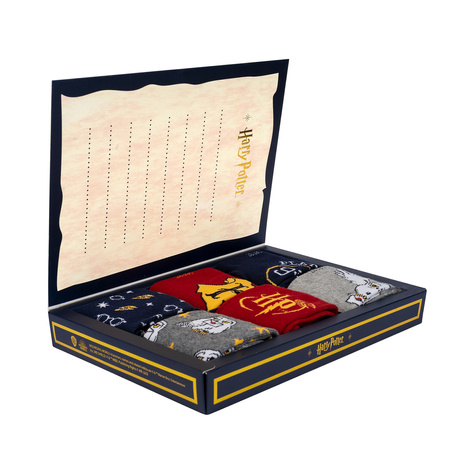 Gift Box Harry Potter skarpetki damskie książka - 6 par