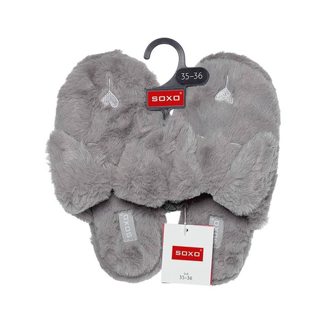 Women's slippers SOXO fluffy dogs