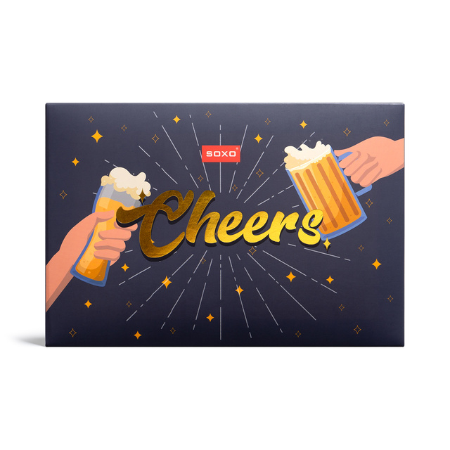 Set Cheers Socks 2-Pack + Bottle Opener
