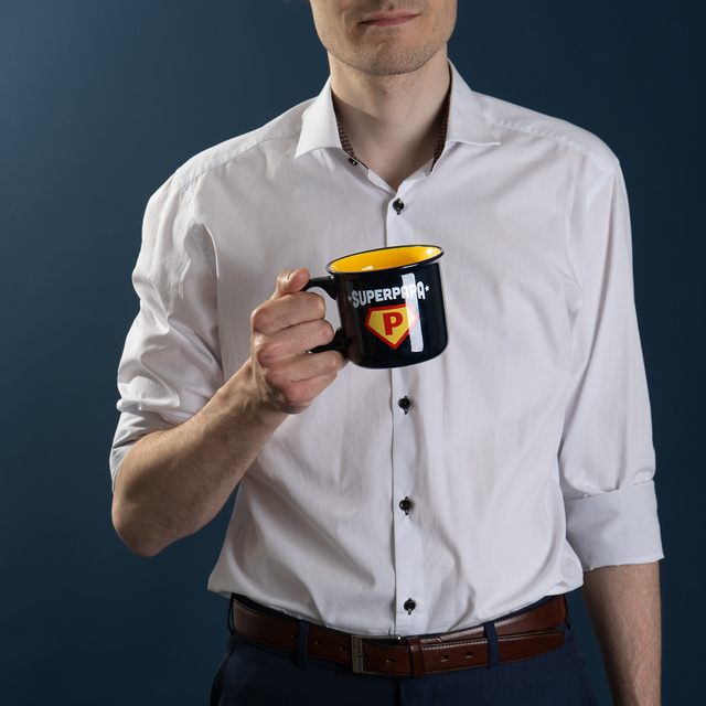 Set Super Papa Socks + Mug + Keychain