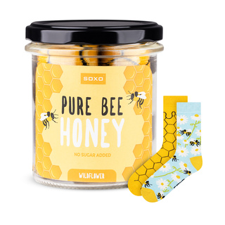 Skarpetki Pure Bee Honey w Słoiku