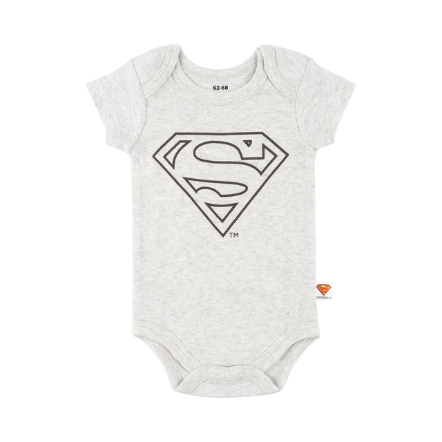 Set of 4x Warner Bros Superman baby bodysuits 