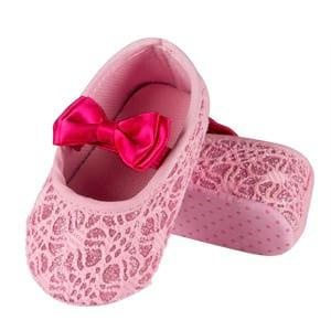 SOXO baby ballerina slippers pink for Princess