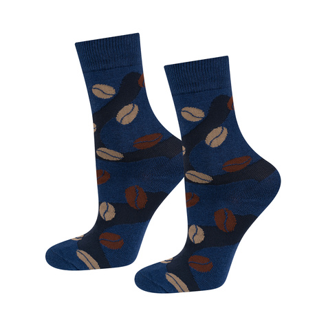 Set of 2x Soxo men's canned coffee socks