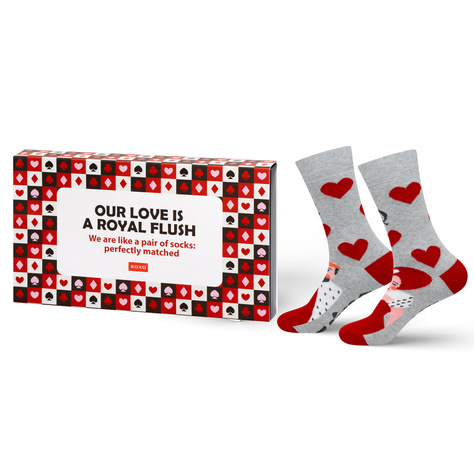 Colorful Men's Socks SOXO King and Queen