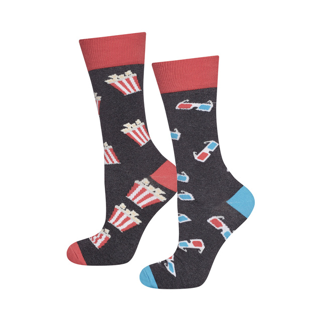 Men's colorful SOXO GOOD STUFF socks cotton cinema