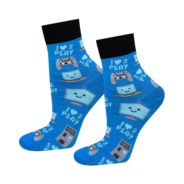 Women's SOXO socks with computer