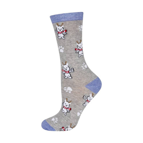 Colorful SOXO GOOD STUFF women's socks cotton reindeer