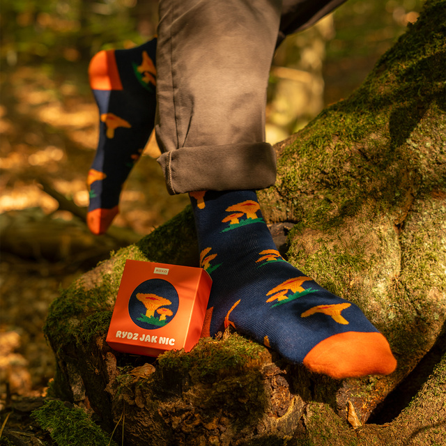 Milkcap Mushroom Socks