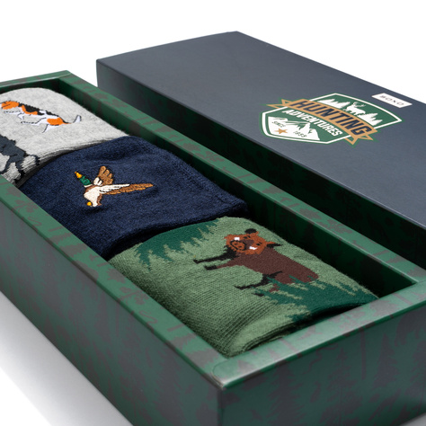 SOXO men's colorful hunting socks - 3 pairs