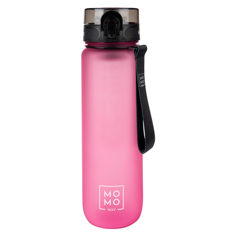 MOMO WAY Water bottle dark pink | ideal for travel | BPA free | Tritan