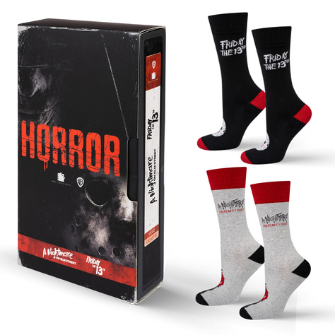 SOXO horrory men's socks for women - 2 pairs