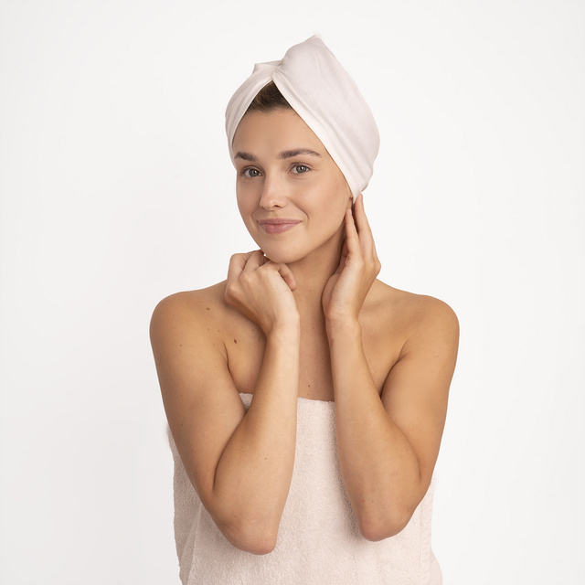 Bath Turban White