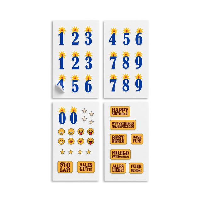 Birthday Socks Burger 2-pack