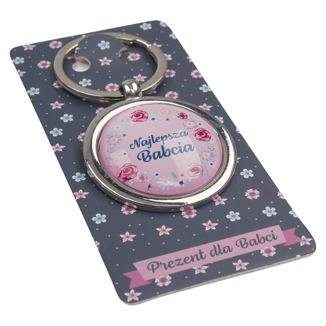 Brelok SOXO do kluczy Najlepsza Babcia | pomysł na wesoły upominek
