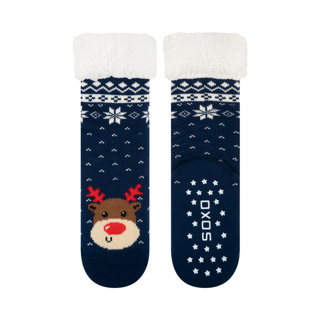 SOXO women's reindeer socks